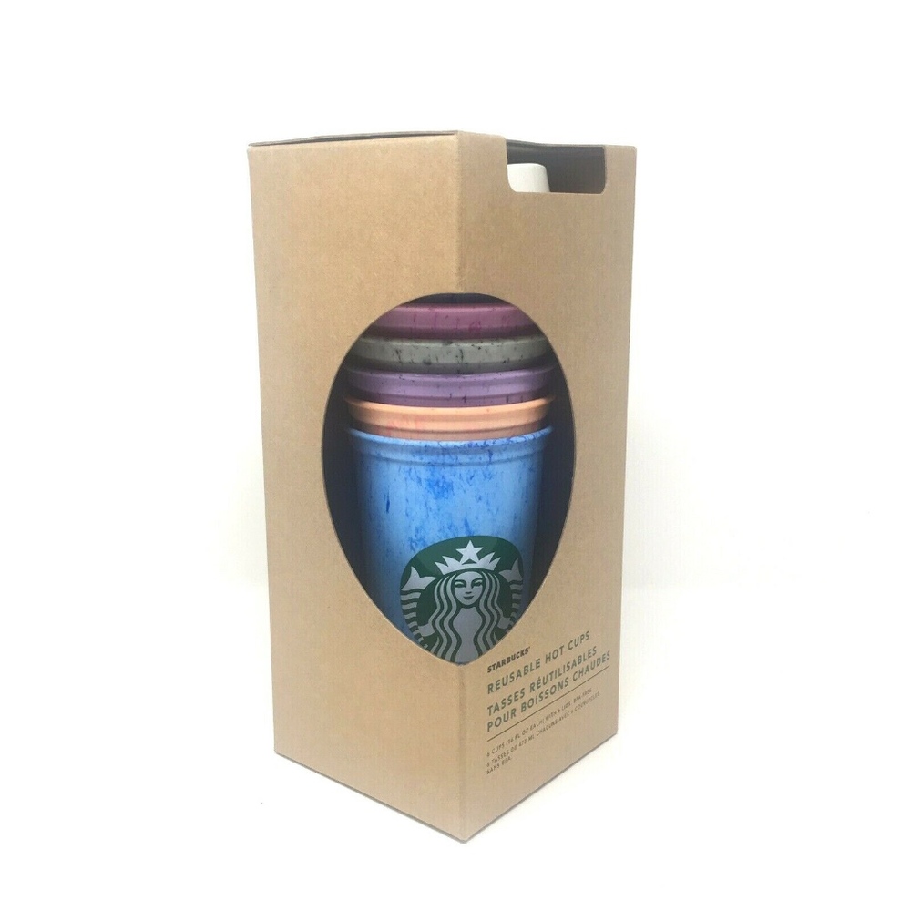Starbucks Reusable Hot Cups 6 Pack Summer 2019